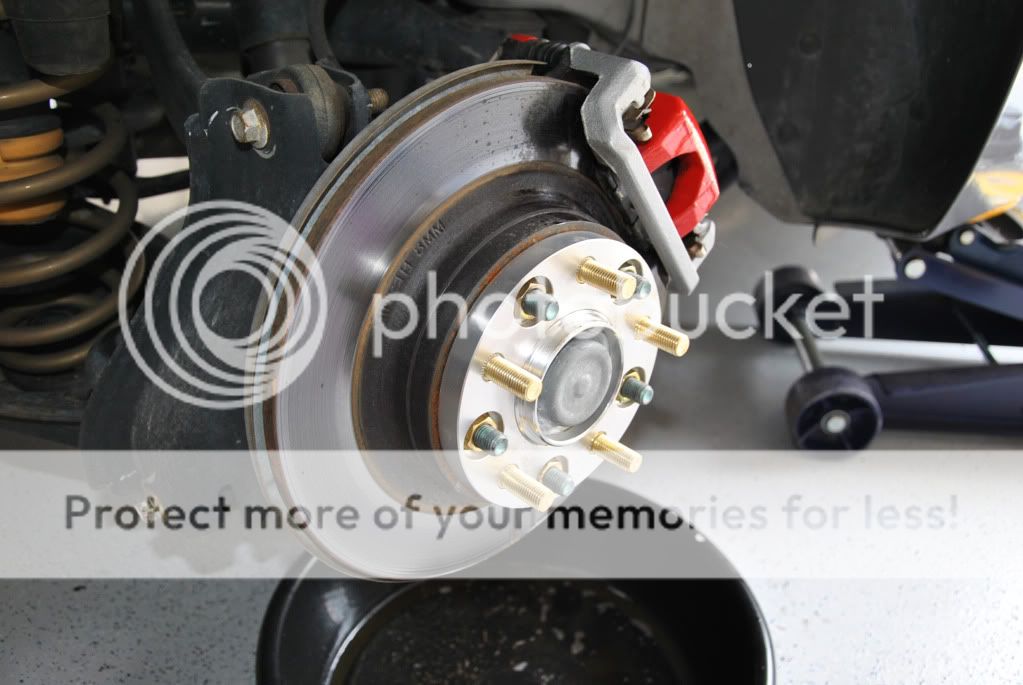 Ichiba 15mm Type II Wheel Spacers Installed.... finally! The 1 Ford